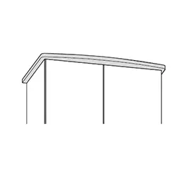 Dekorplatte Kleiderschrank Abschluss Dekorplatte für den Abschluss des Kleiderschrankes