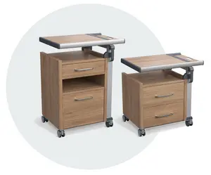 Aparto Nachttisch mit integriertem Betttisch Aparto Nachttische nebeneinander mit integriertem Betttisch in zwei Varianten